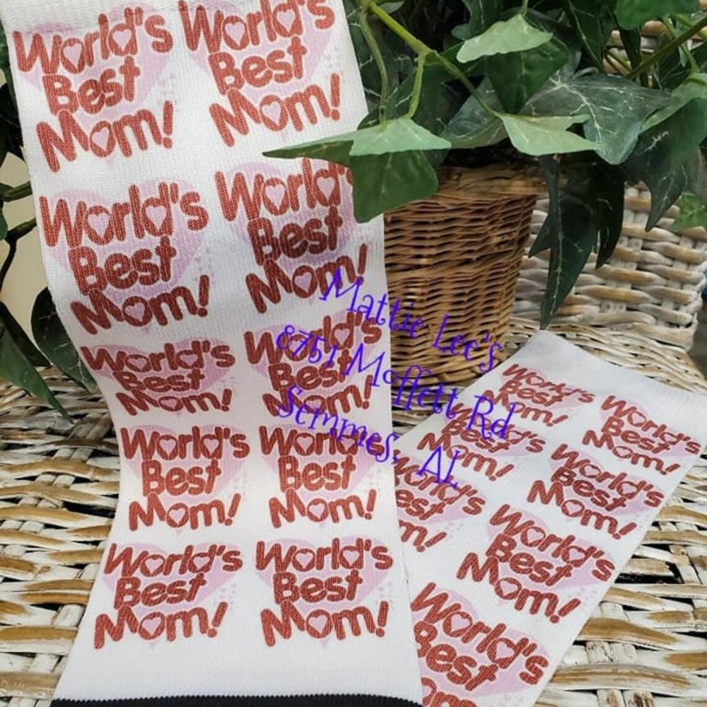 World's Best Mom Ankle Socks